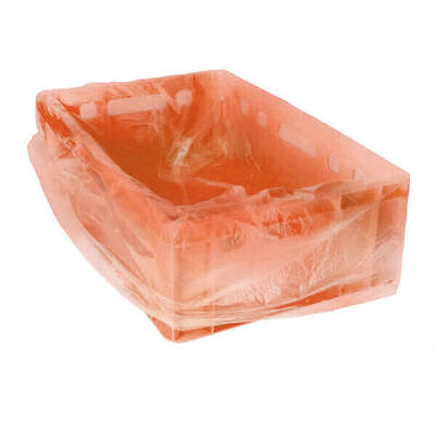 HDPE kratzakken los 68/17 x 63cm 20mµ oranje 2%