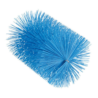 Vikan pijpborstel medium voor flexibele kabel met polyester vezels blauw 120x210 mm (53943)
