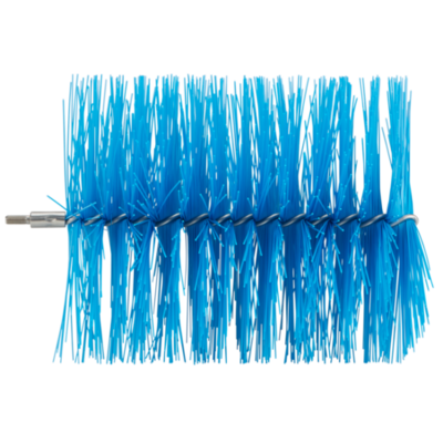 Vikan pijpborstel medium voor flexibele kabel met poleyster vezels blauw 140x210 mm (53963)
