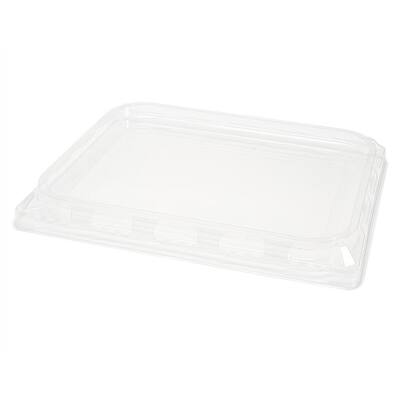 Gastronorm oplegdeksel A-PET 1/2 transparant 332x271x32 mm