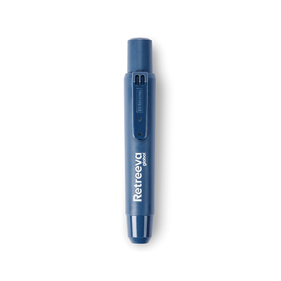 Retreeva permanent marker detecteerbaar behuizing blauw inklikbaar inkt blauw (RG-PRM-BL)