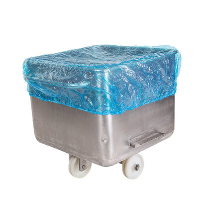 LDPE covers normwagen 30 mµ geel met elastiek 72x84x25 cm